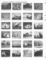 Dalesburg Lutheran Church, Dalesburg Baptist Church, Vermillion Baptist Church, Trinity Lutheran Church, Clay County 1968